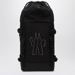 Moncler Grenoble Moncler Grenoble Black nylon backpack with logo