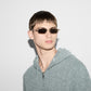 Gucci Rectangular Frame Sunglasses Brown