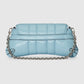 Gucci Horsebit Chain Small Shoulder Bag Quilted Light Blue