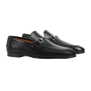 Gucci Men's Jordan Leather Loafers Black