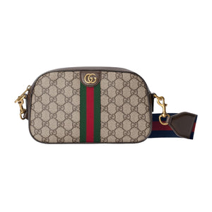Gucci Ophidia Small Crossbody Bag Beige and Brown