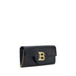 Balmain B-Buzz Logo-Plaque Shoulder Wallet Black