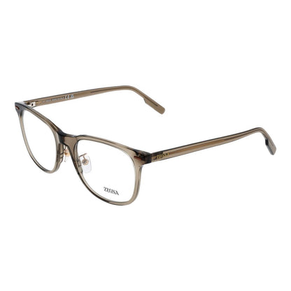 Ermenegildo Zegna Brown Men Glasses Frame