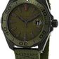 Tag Heuer Aquaracer Automatic Green Dial Khakhi Green Nylon Strap Watch For Men Way208e Fc8222