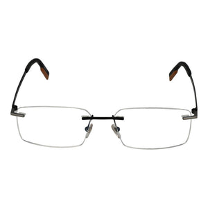 Ermenegildo Zegna Gray Men Glasses Frame