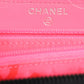 Chanel Black Quilted Leather Logo CC Continental Zip Wallet