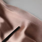 Emporio Armani Pink Satin Long Sleeves Sheath Wrap Mini Dress