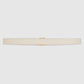 Gucci GG Marmont Reversible Thin Belt Off White & Black