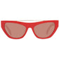 Emilio Pucci Red Metal Sunglasses