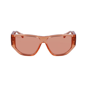 Ferragamo Orange Injected Sunglasses