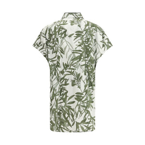 Brunello Cucinelli Leaf print Long Shirt