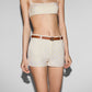 Gucci GG Marmont Thin Leather Belt Brown