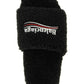 Balenciaga Furry Open Sandals