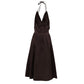 Black dress on a white background