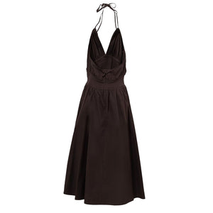Black dress on a white background