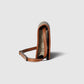 Gucci Emblem Wallet With Leather Strap Beige Brown