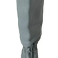 Valentino Blue Leather Elastic Flats Pull On Knee High Boots Shoes