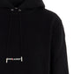 Saint Laurent Logo Print Hoodie