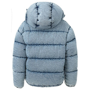 Miu Miu Blue Polyester Jackets & Coat