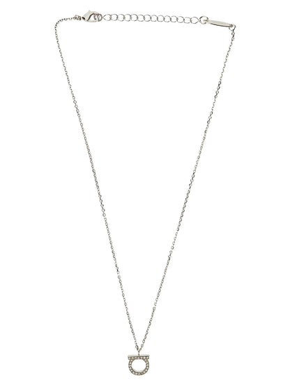 Ferragamo Gancini Strass Necklace