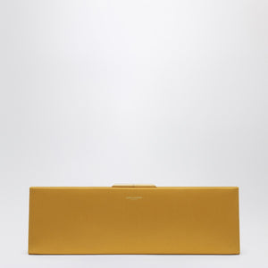 Saint Laurent Saint Laurent Midnight Clutch Large in Orange Satin