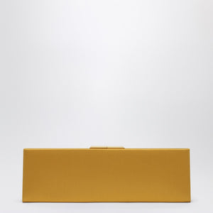 Saint Laurent Saint Laurent Midnight Clutch Large in Orange Satin