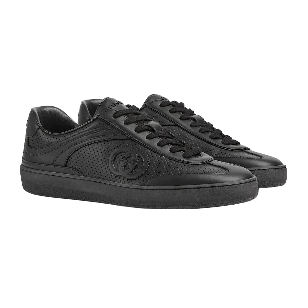 Gucci Men's G75 Leather Sneaker Black