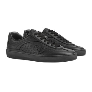 Gucci Men's G75 Leather Sneaker Black