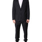 Emporio Armani Black Single Breasted Formal 2 Piece Suit