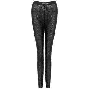 Tom Ford Black Polyester Joggers Workout Pant