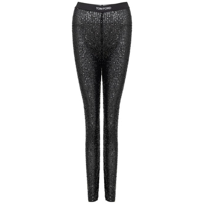 Tom Ford Black Polyester Joggers Workout Pant