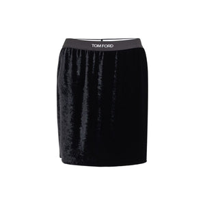 Tom Ford Black Viscose Mini