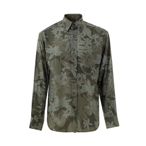 Tom Ford Green Lyocell Shirt