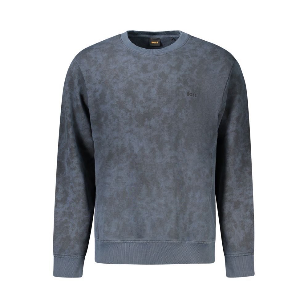 Gray patterned sweatshirt on a white background