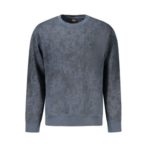 Gray patterned sweatshirt on a white background