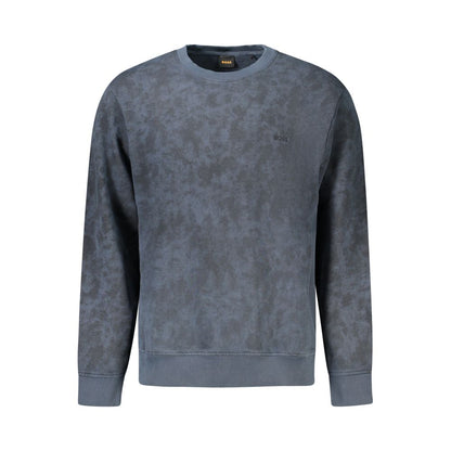 Gray patterned sweatshirt on a white background