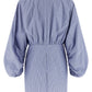 Zimmermann Drawstring Stripe Mini Dress