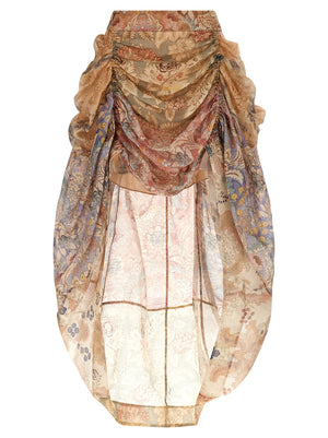 Zimmermann Rebellion Draped Skirt