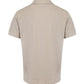 Burberry Pale Stone Cotton Collared Polo Shirt