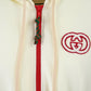 Gucci Cream Polyester Hooded Logo Sweatsuit