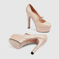 Gucci Women's High Heel  Leather Pump Light Pink