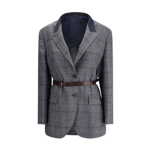 Brunello Cucinelli Prince of Wales pattern Blazer