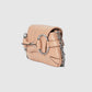 Gucci Horsebit Chain Small Shoulder Bag Quilted Rose Beige