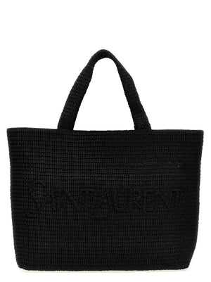 Saint Laurent Rafia Tote Bag