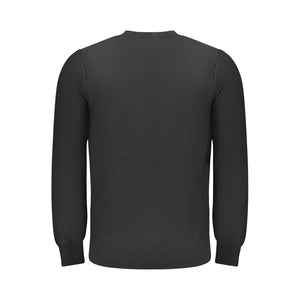 Hugo Boss Black Cotton Men Sweater