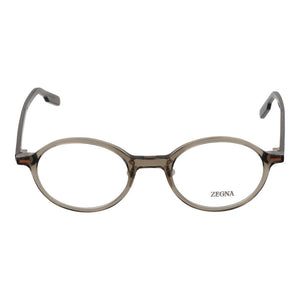 Ermenegildo Zegna Gray Men Glasses Frame