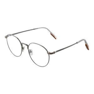Ermenegildo Zegna Gray Men Glasses Frame