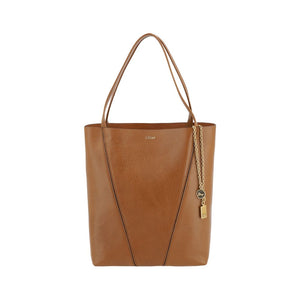 Chloé Spin Shoulder Bag Brown