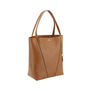 Chloé Spin Shoulder Bag Brown