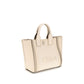 Chloé Carry Small Canvas Tote Bag Blushy Beige